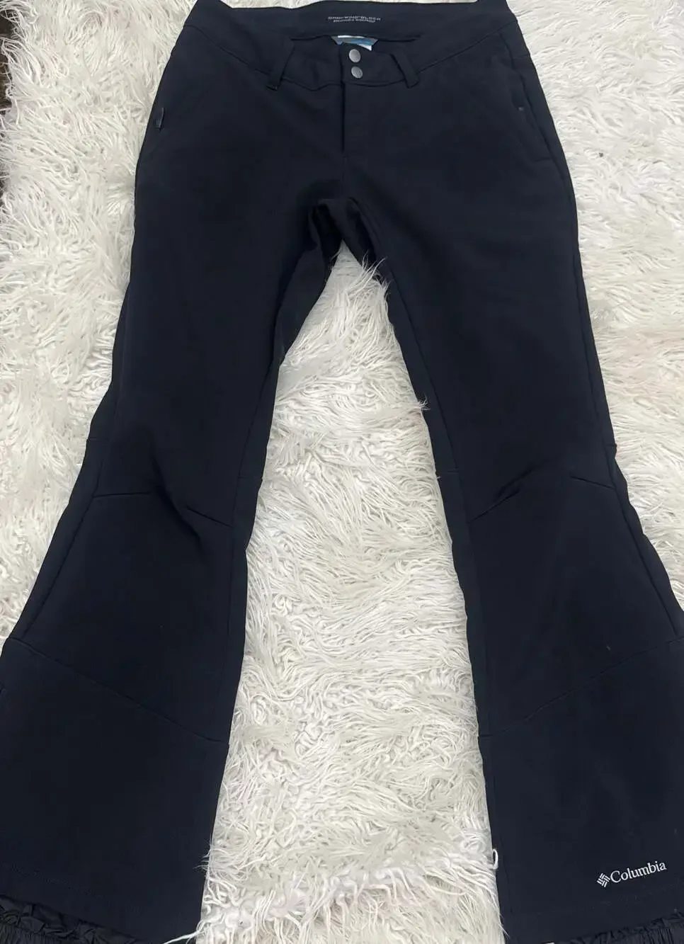 Columbia Women's 10 Ski Snow Pants Omni-Wind Block Black